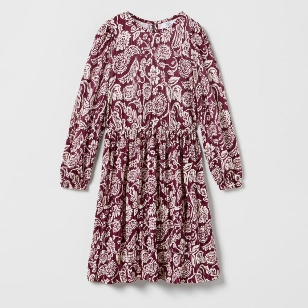 Zara Paisley Midi Dress